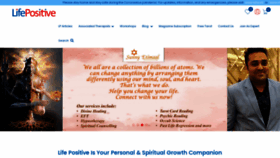 What Lifepositive.com website looked like in 2022 (2 years ago)