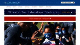 What Lbschools.net website looked like in 2022 (2 years ago)