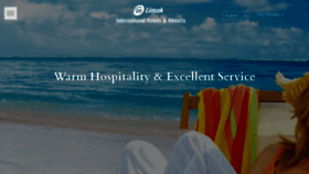 What Limakhotels.com website looked like in 2022 (2 years ago)