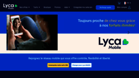 What Lycamobile.fr website looked like in 2022 (3 years ago)