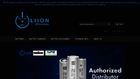 What Liionwholesale.com website looked like in 2022 (2 years ago)