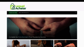 What Lequelacheter.com website looked like in 2022 (2 years ago)