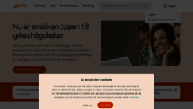 What Lernia.se website looked like in 2022 (3 years ago)