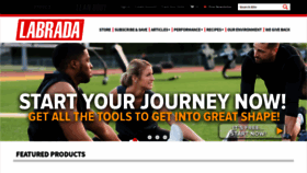 What Labrada.com website looked like in 2022 (2 years ago)