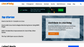 What Linuxtoday.com website looked like in 2022 (2 years ago)