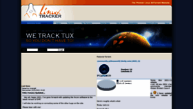 What Linuxtracker.org website looked like in 2022 (2 years ago)