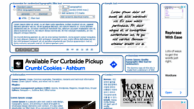 What Lorem-ipsum.info website looked like in 2022 (3 years ago)