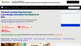 What Lapa.ninja website looked like in 2022 (2 years ago)
