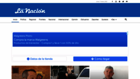 What Lanacionweb.com website looked like in 2022 (2 years ago)