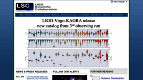 What Ligo.org website looked like in 2022 (2 years ago)