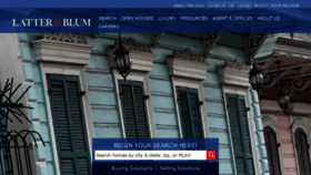 What Latter-blum.com website looked like in 2022 (3 years ago)