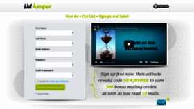 What Listjumper.com website looked like in 2022 (2 years ago)