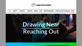 What Livingfaithchurch.tv website looked like in 2022 (2 years ago)