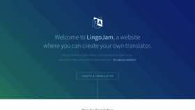 What Lingojam.com website looked like in 2022 (2 years ago)