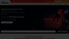 What Linkem.com website looked like in 2022 (3 years ago)