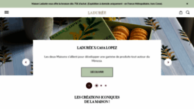 What Laduree.fr website looked like in 2022 (2 years ago)