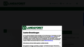 What Landundforst.de website looked like in 2022 (2 years ago)