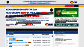 What Lpse.dephub.go.id website looked like in 2022 (2 years ago)