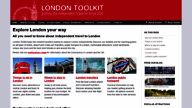 What Londontoolkit.com website looked like in 2022 (3 years ago)