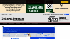 What Ledarsidorna.se website looked like in 2022 (2 years ago)