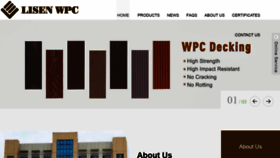 What Lisenwpc.com website looked like in 2022 (2 years ago)