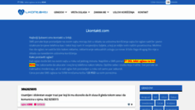 What Lkontakti.com website looked like in 2022 (2 years ago)