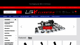 What Lsxceleration.com website looked like in 2022 (2 years ago)