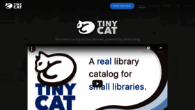 What Librarycat.org website looked like in 2022 (2 years ago)