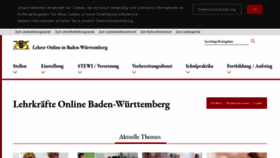 What Lehrer-online-bw.de website looked like in 2022 (2 years ago)