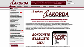 What Lakorda.com website looked like in 2022 (2 years ago)