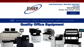 What Leaderbusiness.com website looked like in 2022 (2 years ago)