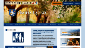 What Lacko.pl website looked like in 2022 (2 years ago)