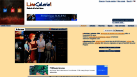 What Livegalerie.com website looked like in 2022 (2 years ago)