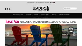 What Leadersfurniture.com website looked like in 2022 (2 years ago)