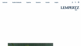 What Lempertz.com website looked like in 2022 (2 years ago)