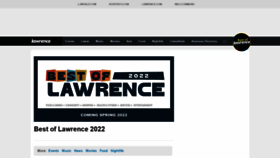 What Lawrence.com website looked like in 2022 (2 years ago)