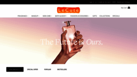 What Lecute.com website looked like in 2022 (2 years ago)