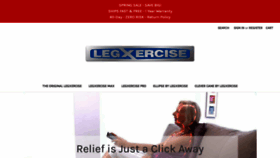 What Legxercise.com website looked like in 2022 (2 years ago)