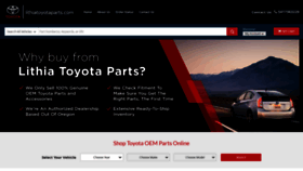 What Lithiatoyotaparts.com website looked like in 2022 (2 years ago)