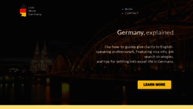 What Liveworkgermany.com website looked like in 2022 (2 years ago)