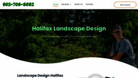What Landscapedesignhalifax.com website looked like in 2022 (2 years ago)