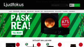What Ljudfokus.se website looked like in 2022 (2 years ago)