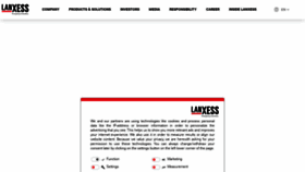 What Lanxess.com website looked like in 2022 (2 years ago)