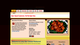 What Luckystarnc.com website looked like in 2022 (2 years ago)