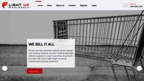 What Lightupwholesale.co.nz website looked like in 2022 (4 years ago)