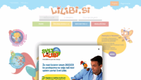 What Lilibi.si website looked like in 2022 (2 years ago)