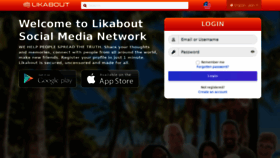 What Likabout.com website looked like in 2022 (2 years ago)