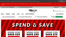 What Lifestylefurniture.co.uk website looked like in 2022 (2 years ago)