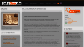 What Letsgoo.de website looked like in 2022 (2 years ago)