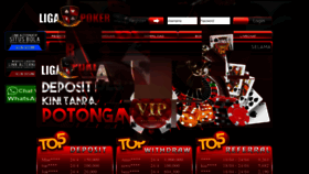 What Ligapoker.com website looked like in 2022 (2 years ago)